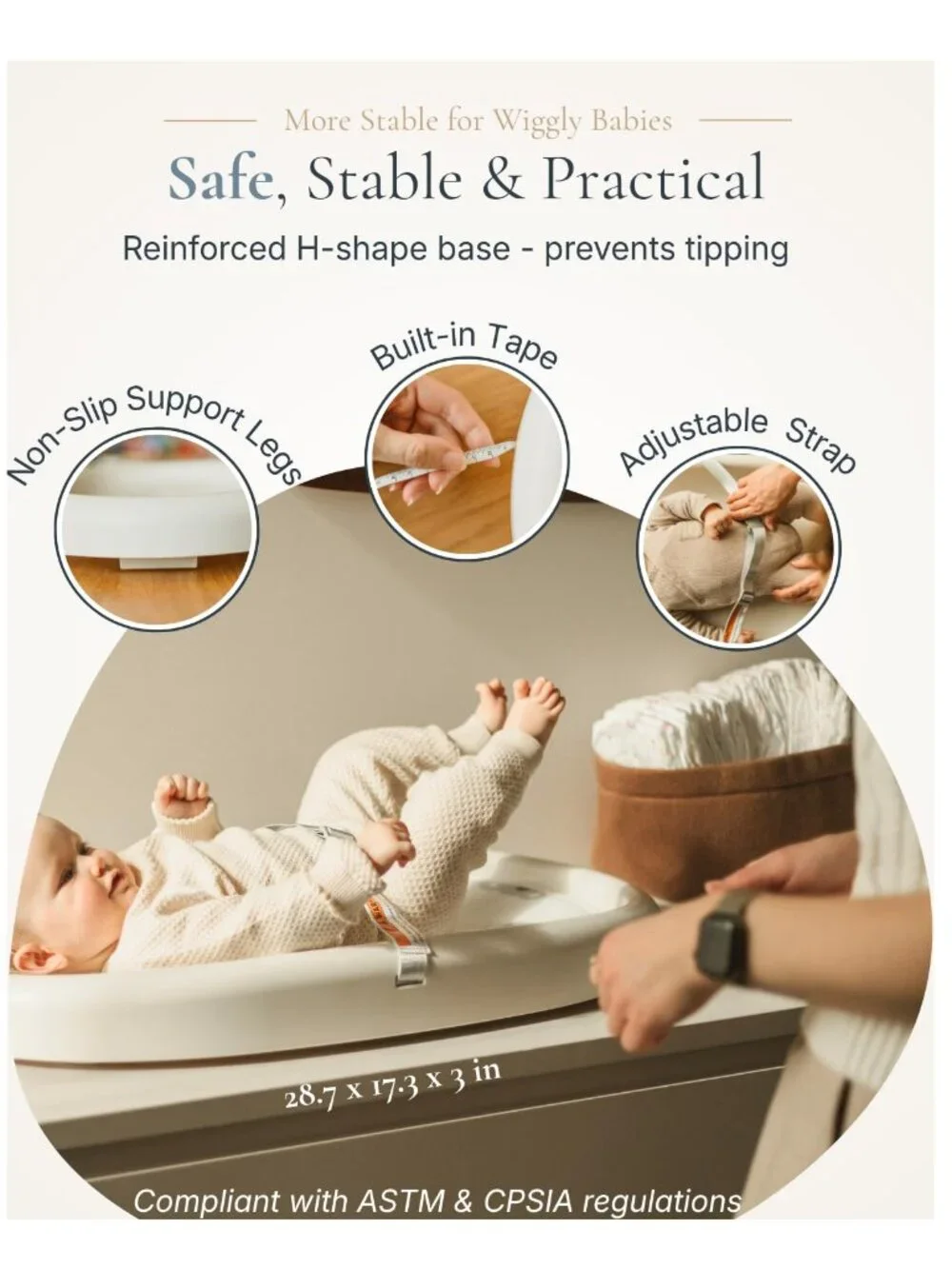 NEW Cuddobaby 4 in 1 Smart Changing Pad Baby Scale Height Measure Weight Monitor